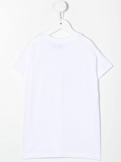Shop Simonetta White Cotton Tshirt In Bianco