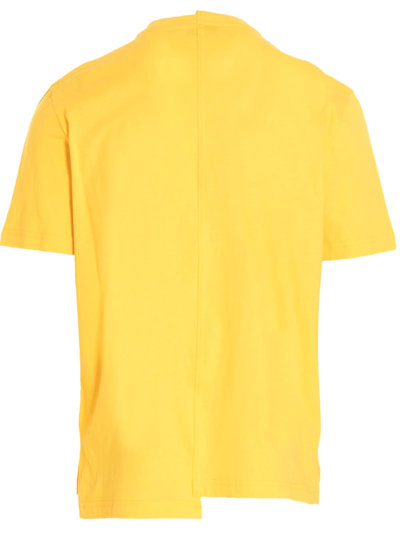 Shop Lanvin Yellow Cotton T-shirt In Giallo
