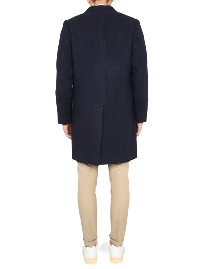 Shop Ps By Paul Smith Single-breasted Coat In Blu