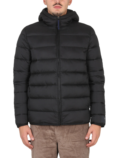 Shop Ps By Paul Smith Hooded Jacket In Nero
