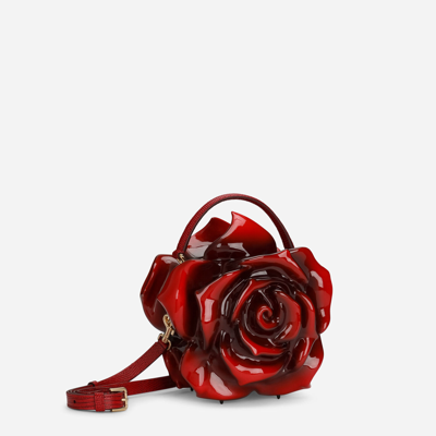 Dolce & Gabbana Resin Rose-design Dolce Box Bag In Multicolor