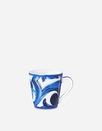 Shop Dolce & Gabbana Porcelain Mug In Multicolor