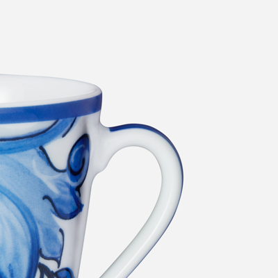 Dolce & Gabbana Porcelain Mug In Multicolor