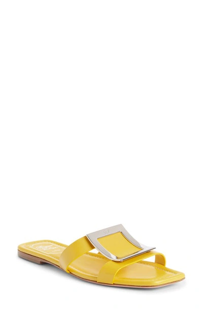 Shop Roger Vivier Bikiviv Slide Sandal In Yellow