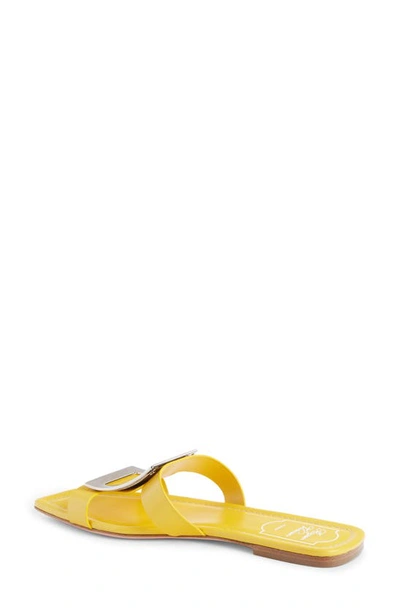 Shop Roger Vivier Bikiviv Slide Sandal In Yellow