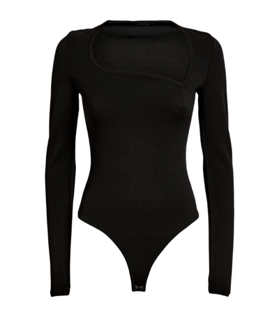 Shop Goldsign Esme Bodysuit In Black