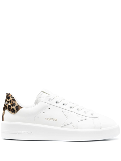 Shop Golden Goose Purestar Low-top Sneakers In White