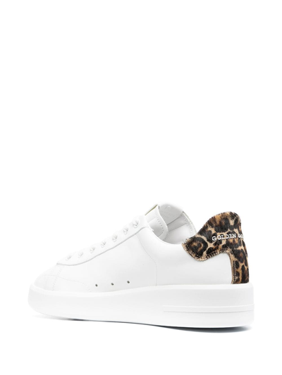 Shop Golden Goose Purestar Low-top Sneakers In White