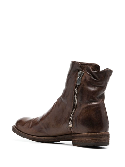 Officine Creative Lexikon Ankle Boots In Brown