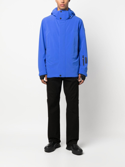 Shop Moncler Sizan Lightweight Shell Jacket In 蓝色
