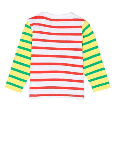 STRIPED LONG-SLEEVED TOP
