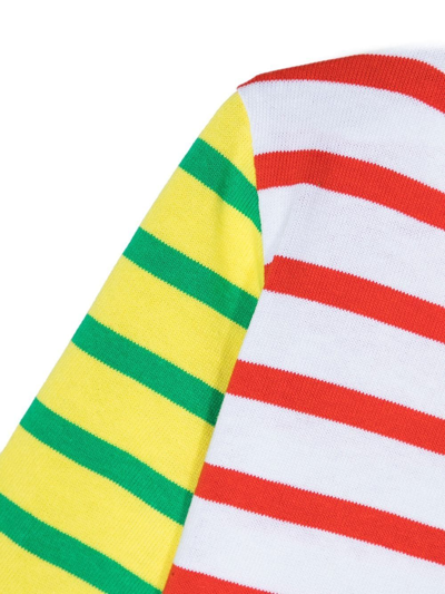 Shop Stella Mccartney Striped Long-sleeved Top In Multi