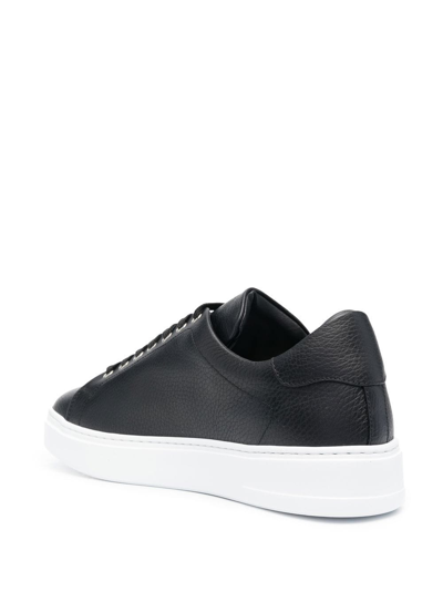 Philipp Plein Lo-top Sneakers Cocco Print Insert Hexagon In 黑色