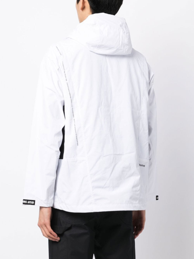 GRAPHIC-PRINT HOODED PADDED JACKET
