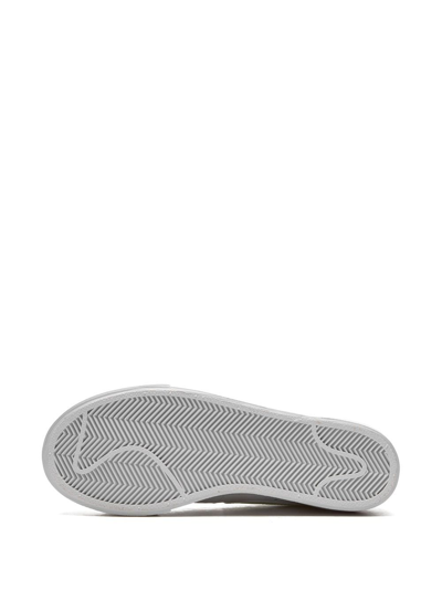 Nike Blazer Low Platform Sneakers In 白色