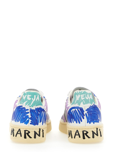 Shop Marni Low V-10 Sneaker In Multicolor