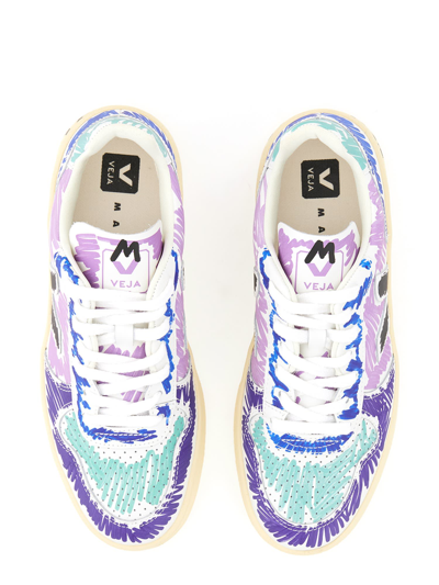 Shop Marni Low V-10 Sneaker In Multicolor
