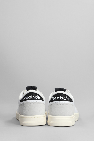 Shop Reebok Lt Court Sneakers In White Suede And Leather