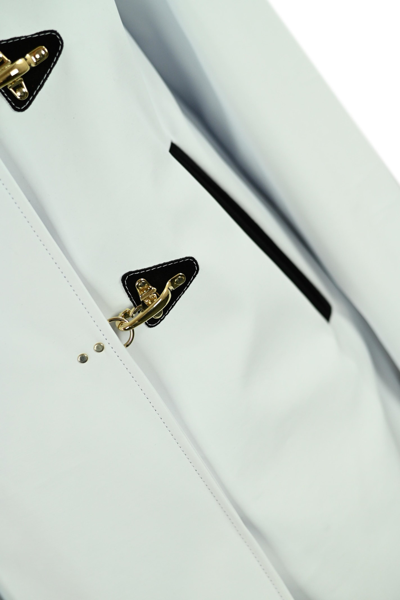 Fay Threehook Parka In Bianco