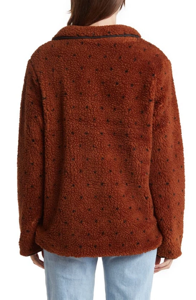 Thread & Supply Lansing Jacket In Camel Black Dots