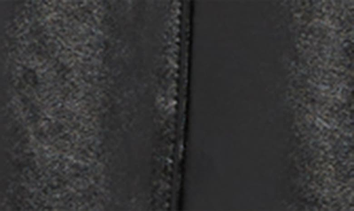 Shop Afrm Adela High Waist Front Slit Faux Leather Pants In Noir