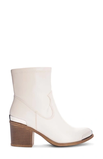 Shop Dirty Laundry Up Beat Stretch Block Heel Bootie In Cream
