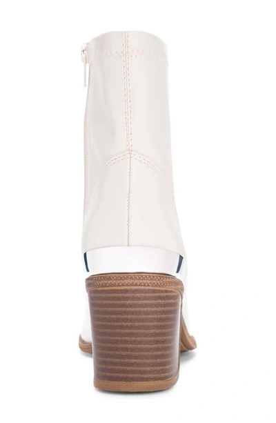 Shop Dirty Laundry Up Beat Stretch Block Heel Bootie In Cream