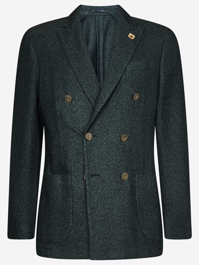 Shop Lardini Blazer In Green