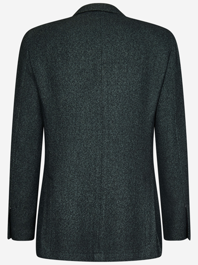 Shop Lardini Blazer In Green