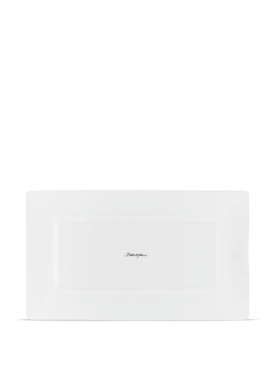 Dolce & Gabbana Abstract-pattern Porcelain Ash-tray In Multicolour