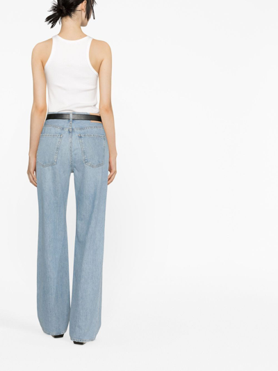 Shop Citizens Of Humanity Wide-leg Jeans In Blue