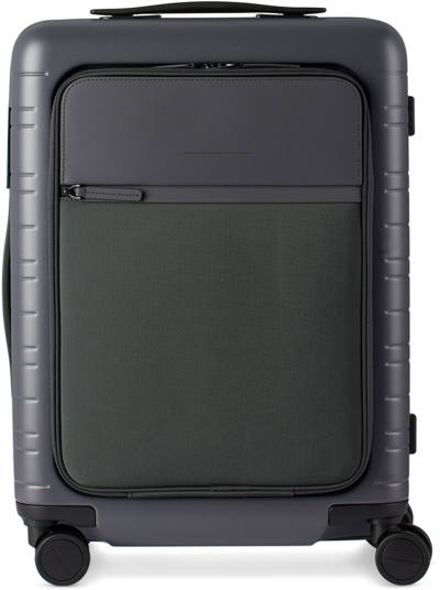 Shop Horizn Studios Gray M5 Essential Suitcase, 33 L In Graphite