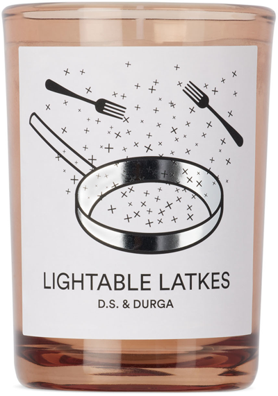 Shop D.s. & Durga Lightable Latkes Candle, 8 oz In Na