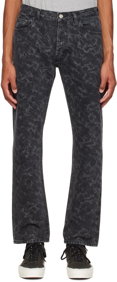 Shop Aries Black Death Metal Lilly Jeans