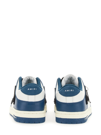 Shop Amiri Sneaker Bassa "skel" In Blue