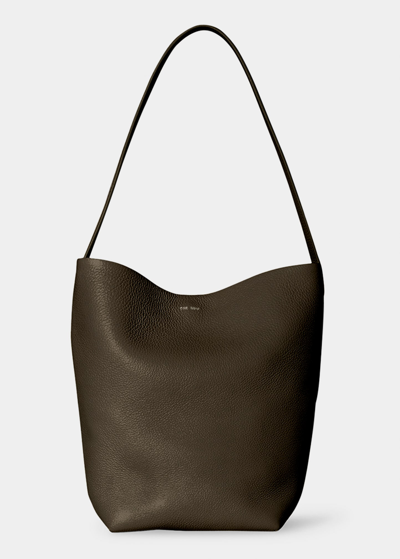 Shop The Row Park Small North-south Tote Bag In Ollg Olive Lg