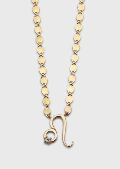 Shop Lana Solo Zodiac Necklace In Taurus