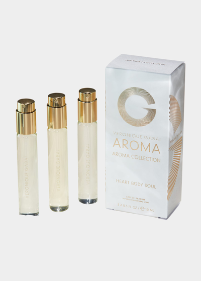 Veronique Gabai Aroma Heart, Body & Soul Discovery Set, 3 X 0.3 Oz.