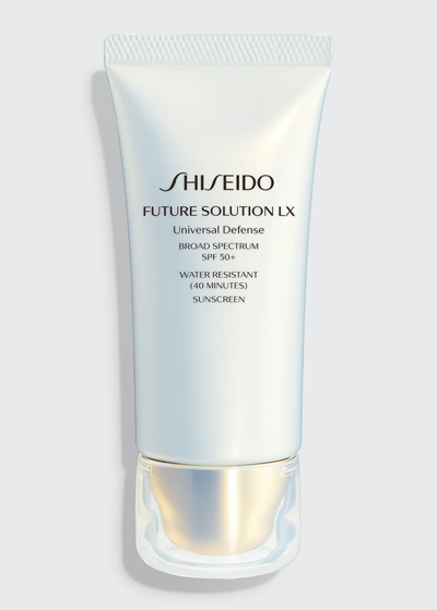 Shop Shiseido Future Solution Lx Universal Defense Broad Spectrum Spf 50+ Sunscreen, 1.7 Oz.
