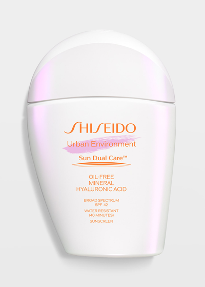 Shop Shiseido Urban Environment Oil-free Mineral Sunscreen Broad-spectrum Spf 42, 1 Oz.