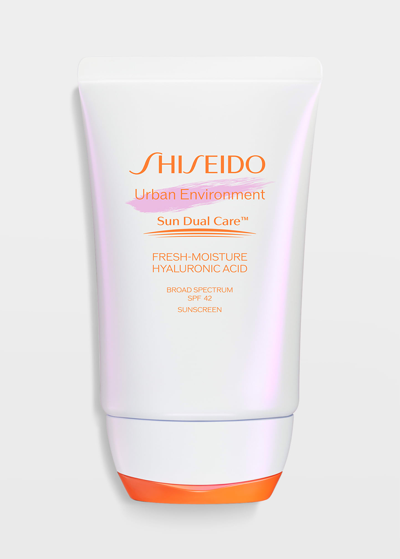 Shop Shiseido Urban Environment Fresh-moisture Sunscreen Broad-spectrum Spf 42, 1.8 Oz.