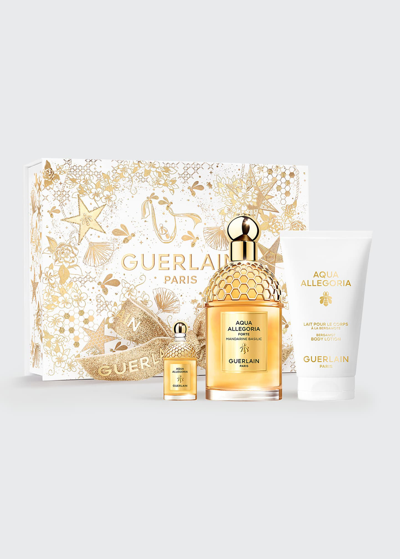 Shop Guerlain Limited Edition Aqua Allegoria Mandarine Basilic Eau De Parfum Forte Holiday Set