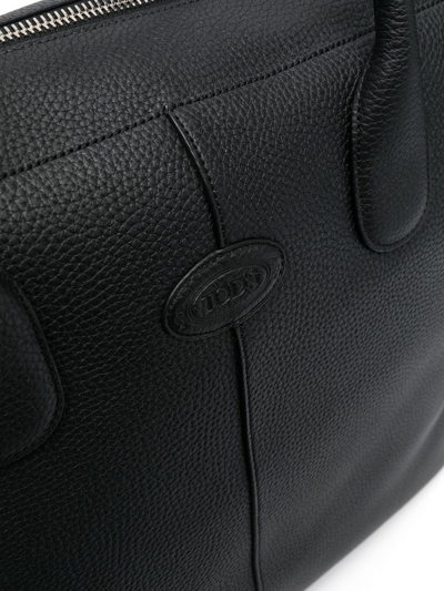 Tod's Large Di Bag Tote Bag In Black