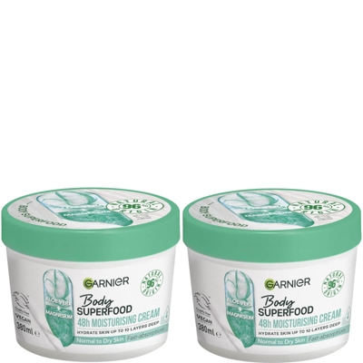 Shop Garnier Body Superfood, Nourishing Body Cream Duos - Aloe Vera & Magnesium