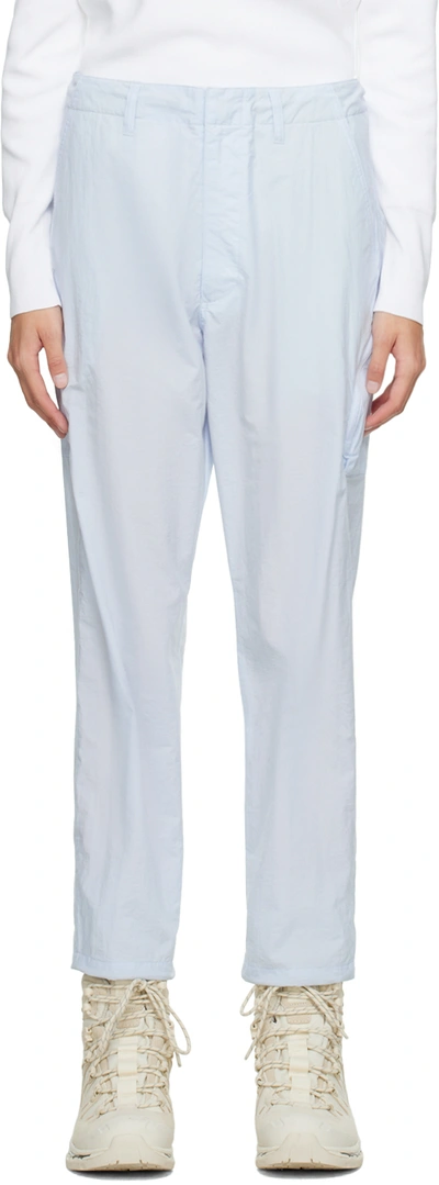 Descente Ssense Exclusive Blue 6 Pocket Pant In Halogen Blue