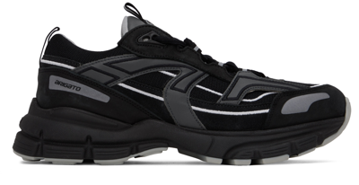 Shop Axel Arigato Black & Gray Marathon R-trail Sneakers In Black/dark Grey