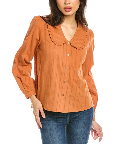 Shop Lost + Wander Forever Yours Blouse In Orange