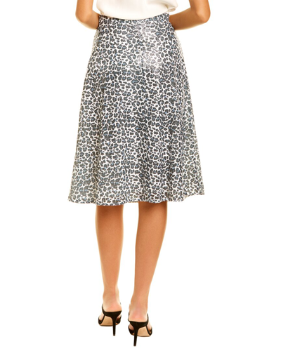 Olivia Rubin Jeanie Sequin Midi Skirt In White