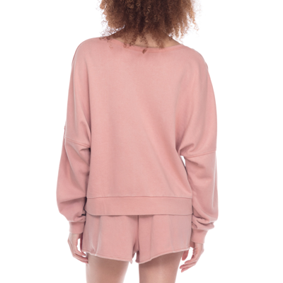 Shop Honeydew Intimates Beach Bum Sweatshirt In Pink