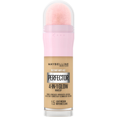 Shop Maybelline Instant Anti Age Perfector 4-in-1 Glow Primer, Concealer, Highlighter, Bb Cream 20ml (various Shades In Light Medium